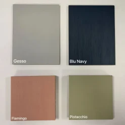 Letto una piazza e mezza con struttura in legno e testiera Sagomata disponibile in 4 colori