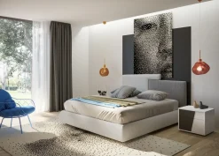 Letto una piazza e mezza contenitore Cher linea New Season Bicolore
