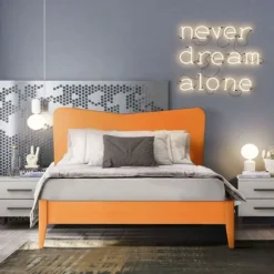 Letto Una piazza e mezza contenitore Mawi disponibile in 15 colorazioni