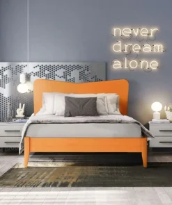 Letto Una piazza e mezza contenitore Mawi disponibile in 15 colorazioni