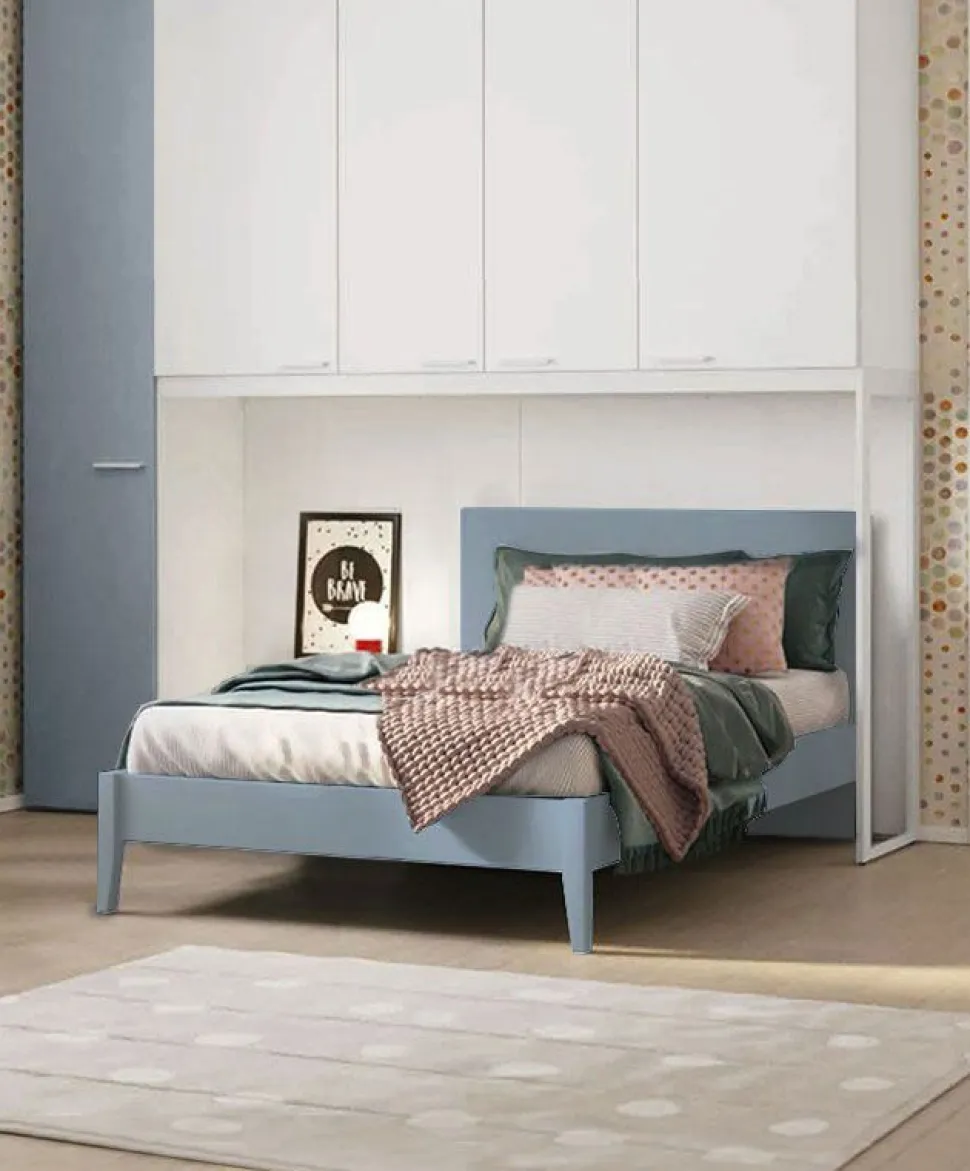 Letto Una piazza e mezza contenitore disponibile in 3 versioni Cloe 15 colorazioni