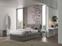 Letto una piazza e mezza Corfù linea Dreamer in finitura Blu