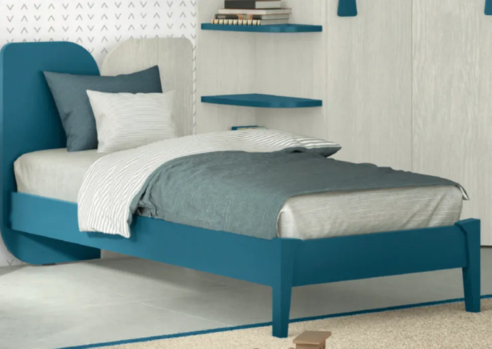 Letto Una piazza e mezza Linus 15 colorazioni