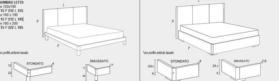 Letto una piazza e mezzo Agata linea New Season