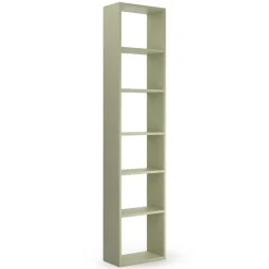 Libreria a colonna con 5 ripiani H 240 disponibile in 4 colori