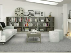 Libreria Bassa Moderna - Colori e Finiture Personalizzabili