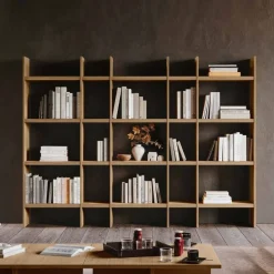Libreria moderna con mensole componibile Bianco Altea disponibile in vari colori