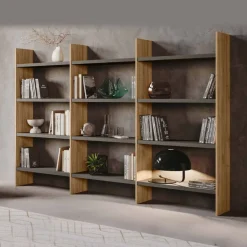 Libreria moderna con mensole componibile Bianco Altea disponibile in vari colori