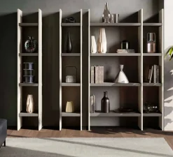 Libreria moderna con mensole componibile Bianco Altea disponibile in vari colori