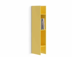 Libreria sospesa con vani a giorno linea Colorfull disponibile in due misure e vari colori