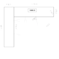Madia ad angolo moderna personalizzabile H101,5 135 x 168 cm