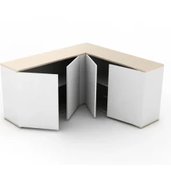 Madia ad angolo moderna 135x123 cm