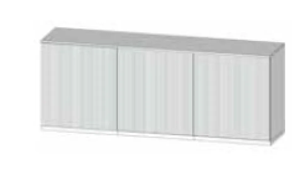 Madia 3 ante con frontali cannetè linea Contact disponibile in 3 versioni e 30 colori