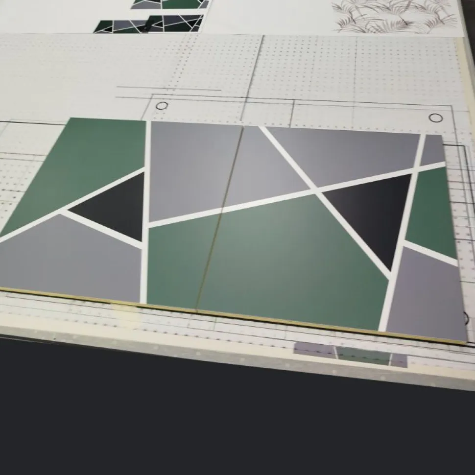 Madia 2 ante con grafica linea Tilt con serigrafia