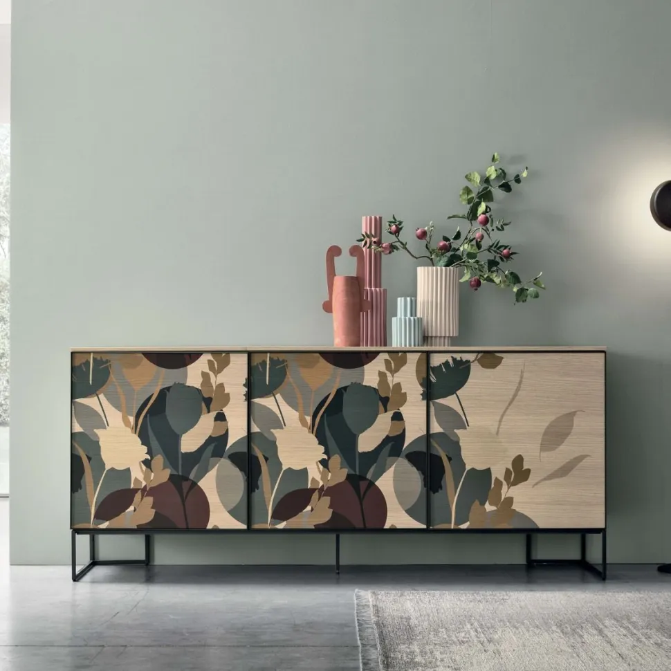 Madia 3 ante disponibile in 3 misure con Grafica e colori personalizzabili