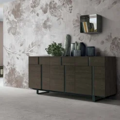 Madia 3 ante e 3 cassetti Athena linea Nais disponibile in vari colori