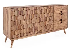 Madia 2 ante e 3 cassetti Kant in legno Sheesham