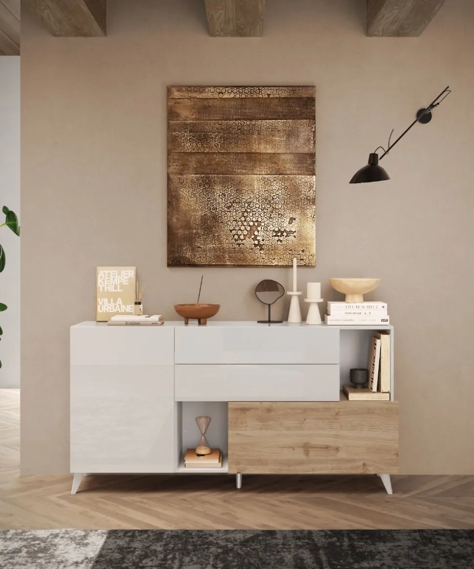 Madia 2 ante e 2 cassetti linea Odessa L 181 disponibile in 4 colori
