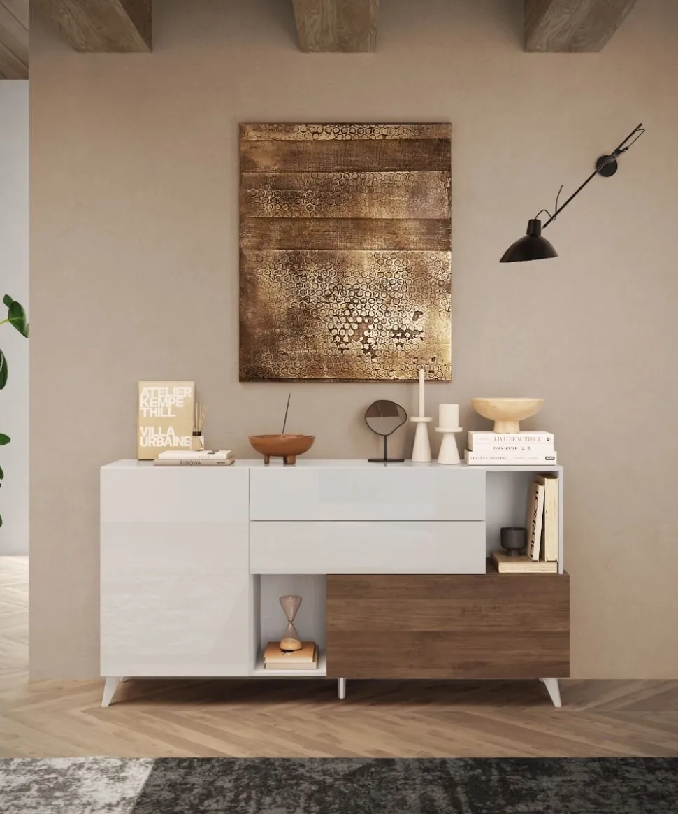 Madia 2 ante e 2 cassetti linea Odessa L 181 disponibile in 4 colori