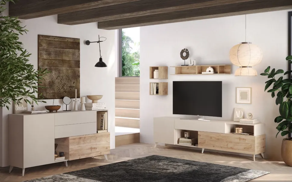 Madia 2 ante e 2 cassetti linea Odessa L 181 disponibile in 4 colori