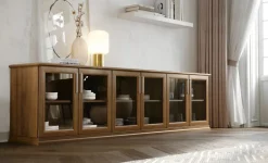 Madia 6 ante in vetro Victoria linea Motivi disponibile in vari colori