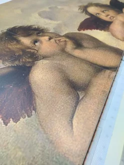Madia 3 ante linea Clear Fancy in Bianco Opaco serigrafata Angeli Michelangelo