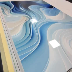 Madia 2 Ante Linea Sax in Finitura Bianca - Ante Serigrafate e Personalizzabili