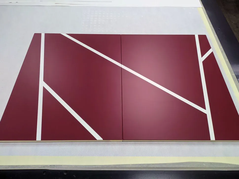 Madia 2 ante linea Tilt con serigrafia