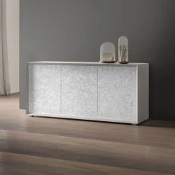 Madia 3 ante linea Tilt personalizzata con ante finitura FLOWER