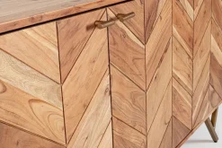 Madia 3 ante Raida in legno di acacia