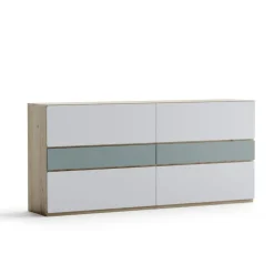 Madia 6 cassetti Evan linea Contact disponibile in 30 colori