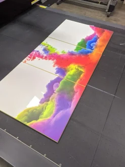 Madia Color Linea Fancy finitura Bianco lucido con Serigrafia Colors