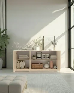 Madia curva moderna a 3 ante in Rovere Lindbergh