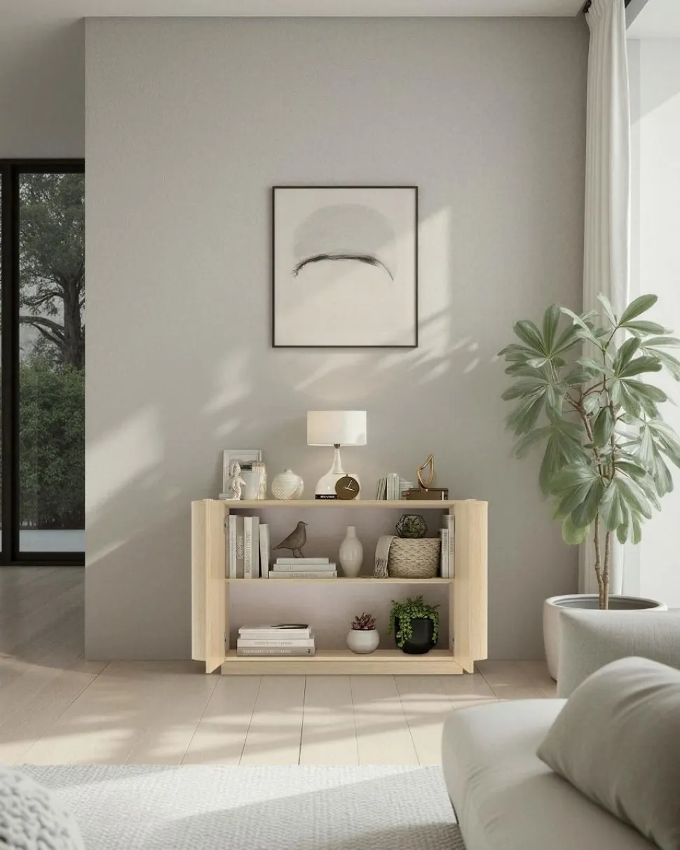 Madia curva moderna 2 ante in Rovere Lindbergh