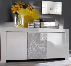 Madia HIT bianco lucido con serigrafia
