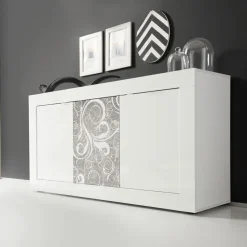 Madia HIT Linea Fancy finitura Bianco lucido con Serigrafia