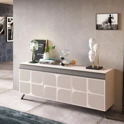 Madia London linea Domino in Cachemire e Grigio con ante personalizzate