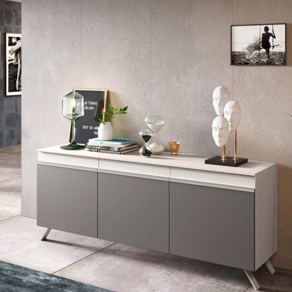Madia London linea Domino in Cachemire e Grigio