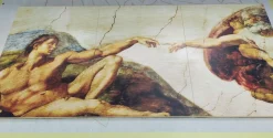 Madia Michelangelo Linea Fancy finitura Bianco lucido con Serigrafia