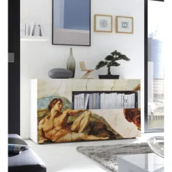 Madia Mirò bianco con grafica