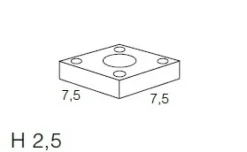 Madia Moderna a 3 ante e 3 cassetti effetto legno Colori e Piedini Personalizzabili