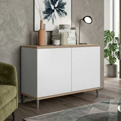 Madia Moderna 2 Ante Cloe A con Piedini – Personalizzabile in 15 Colori