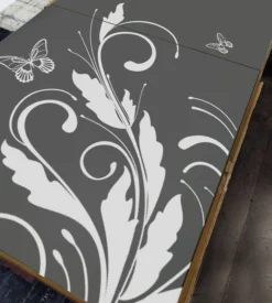 Madia moderna 3 ante Cloe Serigrafata floreale e 15 colorazioni disponibili