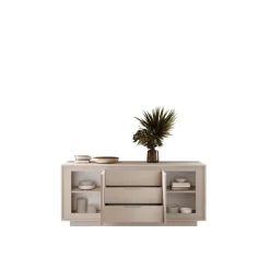 Madia moderna Cashmere 2 ante battenti e 3 cassetti linea Eos