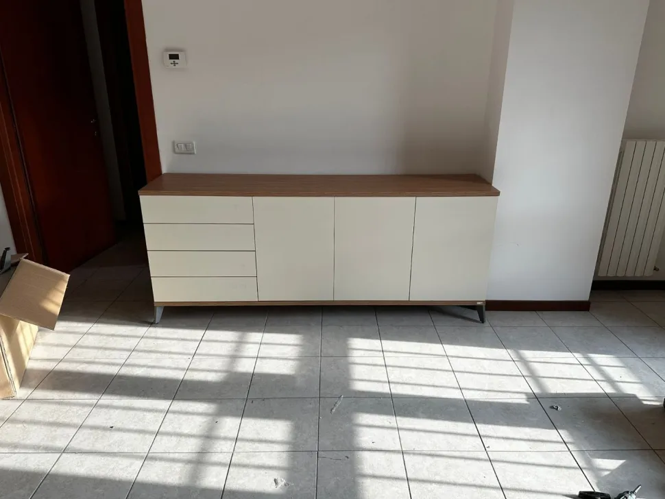 Madia moderna 4 Cassetti e 3 ante Cloe 15 colorazioni