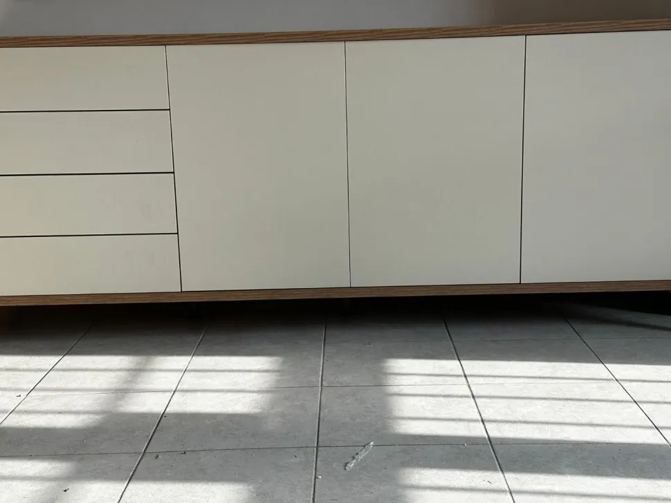 Madia moderna 4 Cassetti e 3 ante Cloe 15 colorazioni