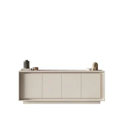 Madia moderna finitura Cashmere 4 ante battenti linea Eos