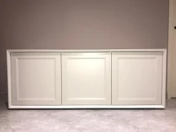 Madia moderna Rovere e Verde Bristol 3 ante senza maniglia linea Tilt CLASSIC