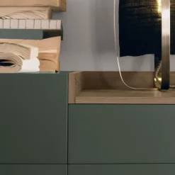 Madia sospesa 7 cassetti con top a vassoio Sir linea Nais disponibile in vari colori