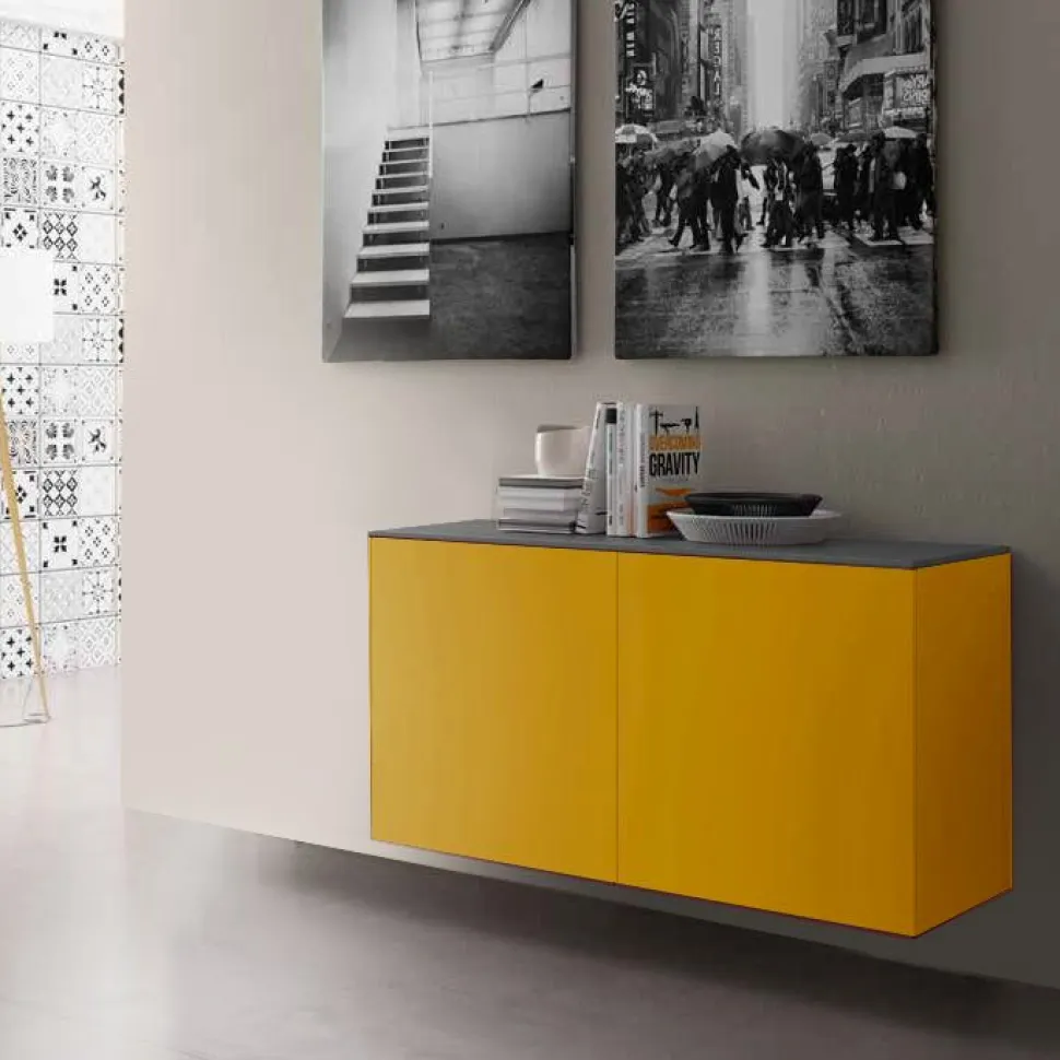Madia Sospesa moderna 2 ante Ala 15 colorazioni